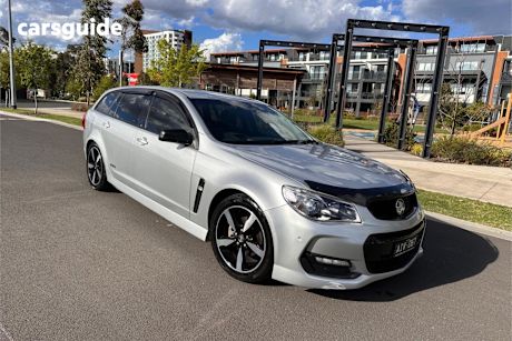 Silver 2016 Holden Commodore Sportswagon Sv6 Black Pack