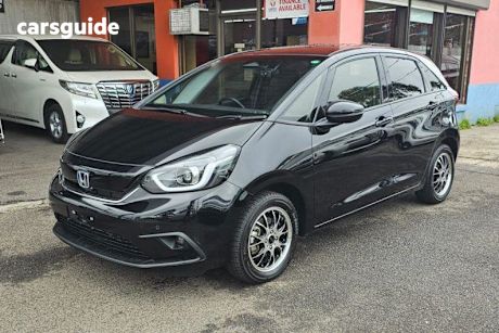 Black 2020 Honda Fit Hatch (HYBRID) HOME GR3
