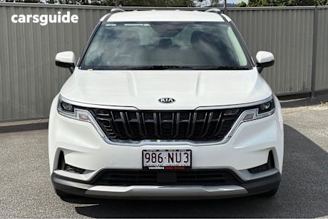 White 2021 Kia Carnival Wagon S