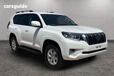 White 2021 Toyota Landcruiser Prado SUV GXL 4X4