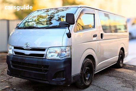 Silver 2013 Toyota HiAce Commercial R
