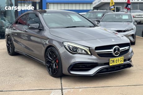 Grey 2016 Mercedes-Benz CLA45 Coupe 4Matic