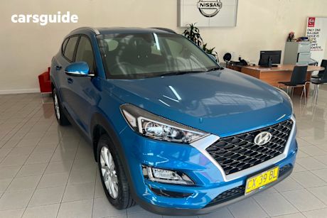 Blue 2020 Hyundai Tucson SUV ACTIVE F
