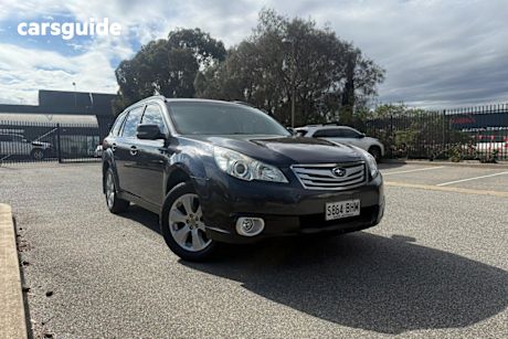Grey 2010 Subaru Outback Wagon 2.5I Premium
