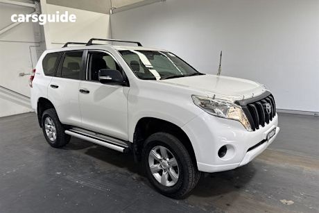 White 2015 Toyota Landcruiser Prado Wagon Gx (4X4)
