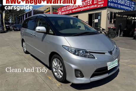 Silver 2012 Toyota Estima SUV G