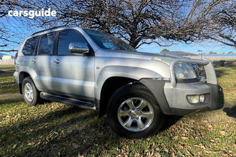 Silver 2004 Toyota Landcruiser Prado Wagon Vx (4X4)