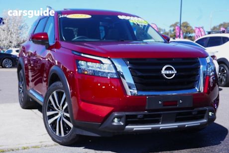 Red 2023 Nissan Pathfinder Wagon Ti-L (4Wd)