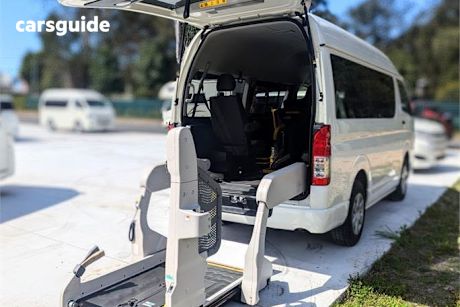 White 2018 Toyota HiAce Commercial VAN PEOPLE MOVER WELCAB