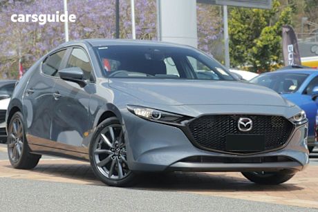 Grey 2025 Mazda Mazda3 Hatch G20 EVOLVE F