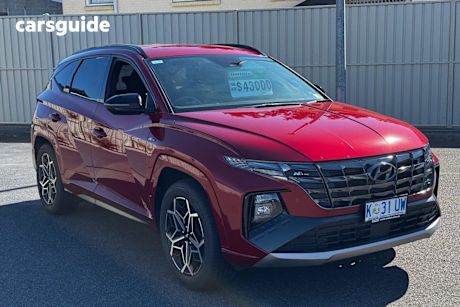 Red 2022 Hyundai Tucson Wagon Elite N Line (Fwd)