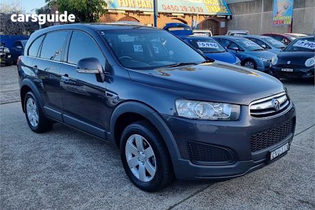 Grey 2014 Holden Captiva SUV 7 LS