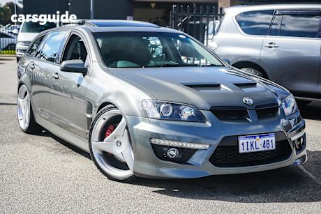 Grey 2011 HSV Clubsport Wagon R8 Tourer (Dual Fuel)