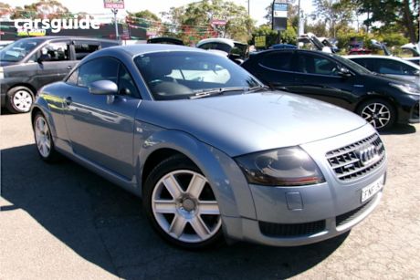 Blue 2004 Audi TT Coupe Quattro