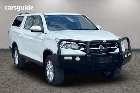 White 2020 Ssangyong Musso Ute Tray ULTIMATE 4X4