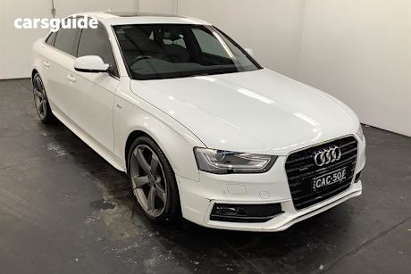 White 2014 Audi A4 Sedan 2.0 Tfsi Quattro