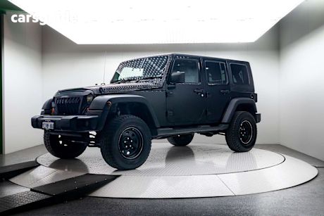 Black 2008 Jeep Wrangler Sedan UNLIMITED SPORT 4X4