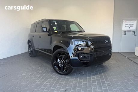 Black 2025 Land Rover Defender SUV 110 D350 X-DYNAMIC HSE 4X4