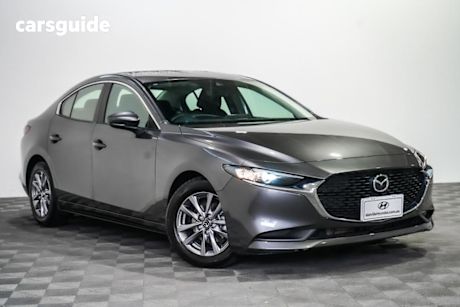 Grey 2020 Mazda 3 Sedan G20 Pure