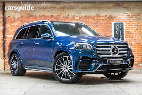 Blue 2024 Mercedes-Benz GLS-Class SUV GLS450 D 4WD