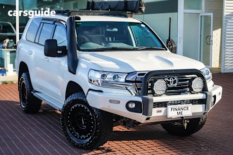White 2021 Toyota Landcruiser Wagon Lc200 Gxl (4X4)