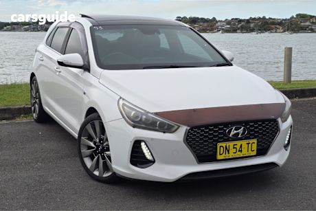 White 2017 Hyundai I30 Hatch SR PREMIUM F