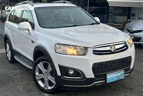 White 2015 Holden Captiva Wagon 7 Ltz (4X4)
