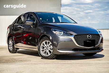 Grey 2020 Mazda 2 Sedan G15 Pure