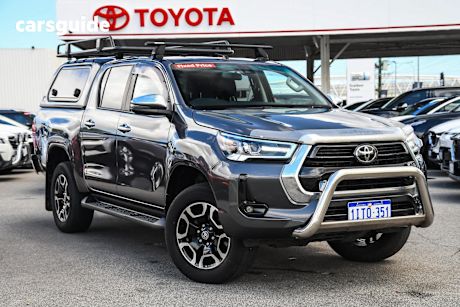 Grey 2021 Toyota Hilux Ute Tray SR5 4X4