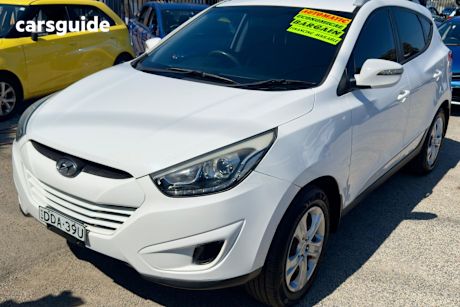 White 2014 Hyundai IX35 SUV ACTIVE F
