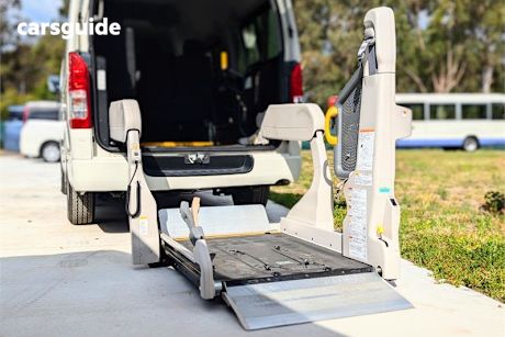 White 2017 Toyota HiAce Commercial VAN PEOPLE MOVER WELCAB