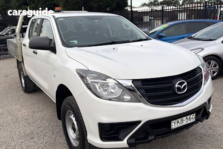 White 2020 Mazda BT-50 Ute Tray XT HI-RIDER R