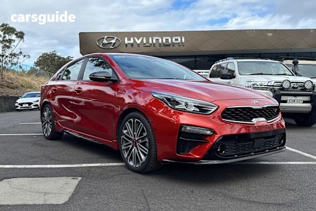 Orange 2019 Kia Cerato Sedan Gt