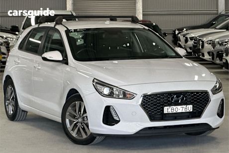 White 2019 Hyundai I30 Hatch ACTIVE F