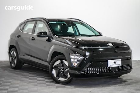 Black 2024 Hyundai Kona Wagon Electric Ext Range