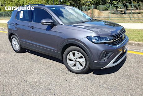 Grey 2024 Volkswagen T-Cross SUV 85TSI LIFE F