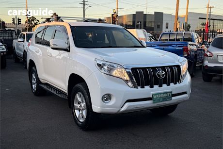 White 2017 Toyota Landcruiser Prado SUV GXL 4X4