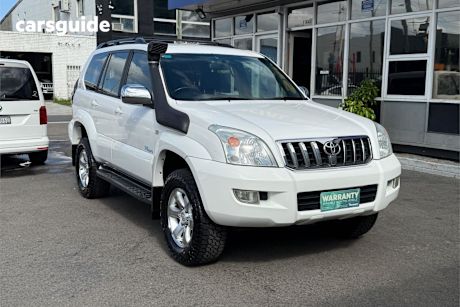 White 2005 Toyota Landcruiser Prado SUV GXL 4X4