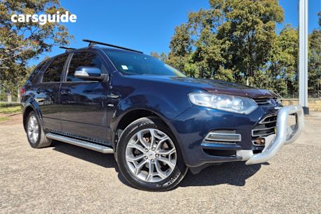 Blue 2013 Ford Territory SUV TITANIUM 4WD