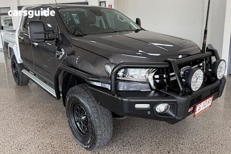 Grey 2020 Ford Ranger Double Cab Chassis Xlt 3.2 (4X4)