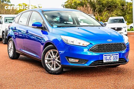 Blue 2017 Ford Focus Hatch TREND F