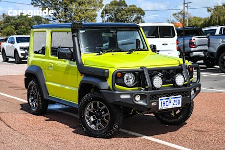 Yellow 2020 Suzuki Jimny SUV 4X4
