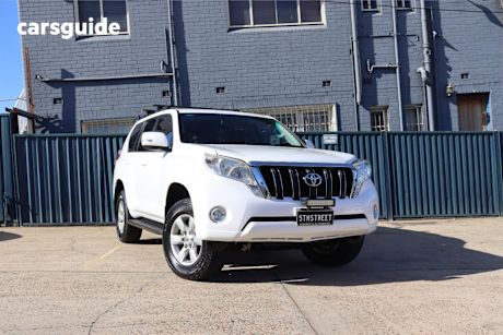 White 2014 Toyota Landcruiser Prado Wagon Gxl (4X4)