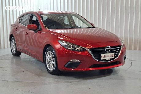 Red 2014 Mazda 3 Hatchback Maxx