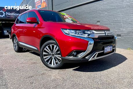 Red 2021 Mitsubishi Outlander SUV LS F