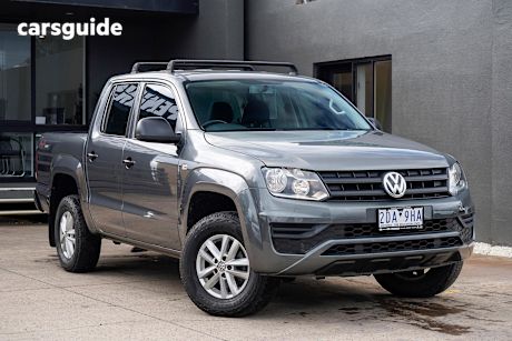 Grey 2017 Volkswagen Amarok Dual Cab Utility Tdi420 Core Plus (4X4)
