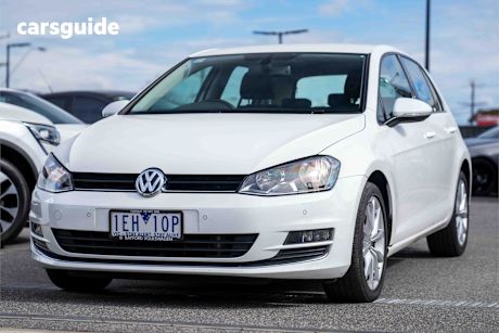 White 2015 Volkswagen Golf Hatchback 103 Tsi Highline