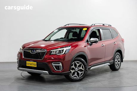 Red 2020 Subaru Forester Wagon 2.0E-L Hybrid (Awd)