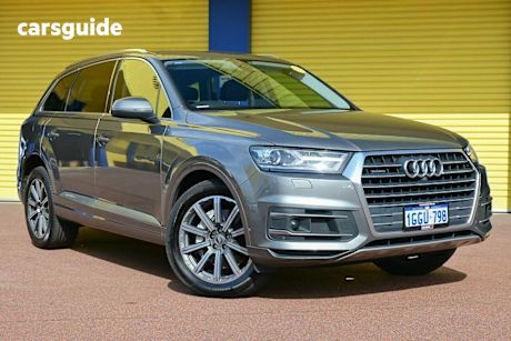 Grey 2017 Audi Q7 Wagon 3.0 Tdi Quattro