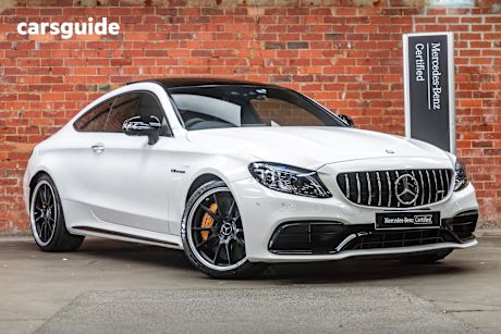 White 2022 Mercedes-Benz C63 Coupe S